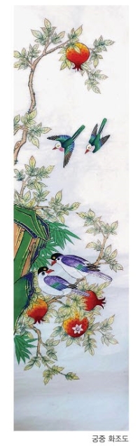 궁중 화조도